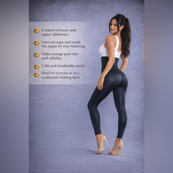 Latex Shaping Leggings with Technology - MeliBelt Ref. 7128 - Picture 14 of 15
